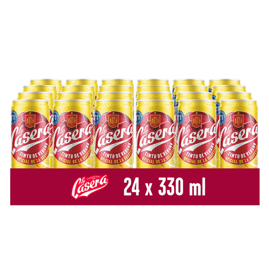 LA CASERA TINTO VERANO CLÁSICO LATA 24x33 CL.