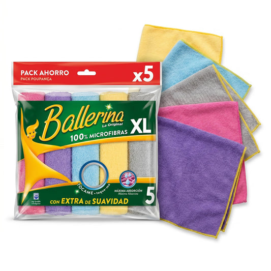 BALLERINA BAYETA MICROFIBRA 5 UND.