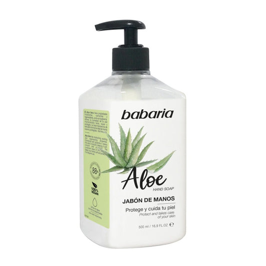 BABARIA JABON MANOS ALOE DOSIF. 500 ML.