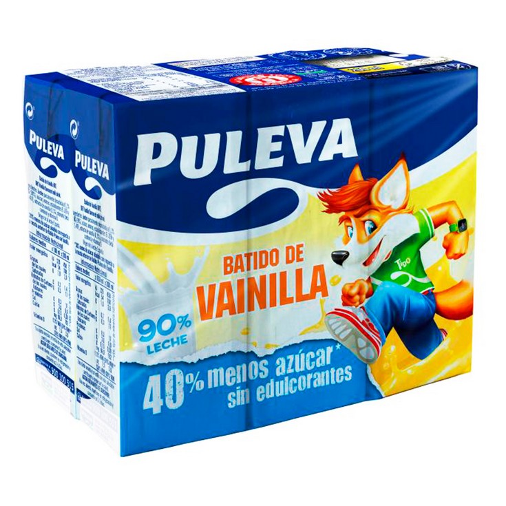 PULEVA BATIDO VAINILLA BRIK 6x200 ML.