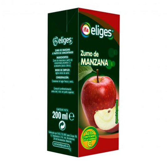 IFA-ELIGES ZUMO MANZANA BRIK 6x200 ML.