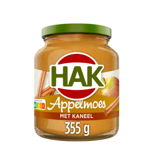 Hak appelmoes + kaneel 355 gr.