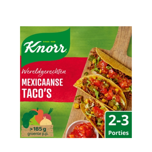 Knorr mexicaanse taco's 4-5 porties 245 gr.