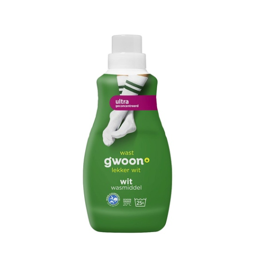 G'woon wasmiddel wit 280 ml.