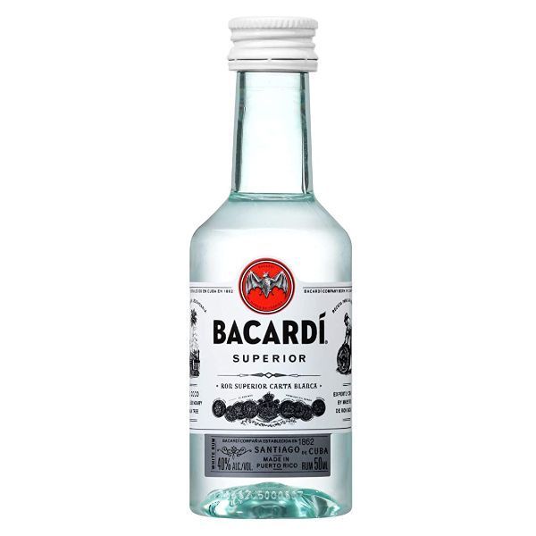 BACARDI CARTA BLANCA MINI 5 CL.