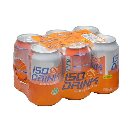 HD BEBIDA ISOTÓNICA NARANJA 6x33 CL.