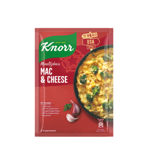 Knorr mac & cheese 3-4 porties 64 gr.