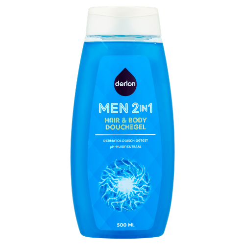 Derlon men douchegel 2 in 1 500 ml