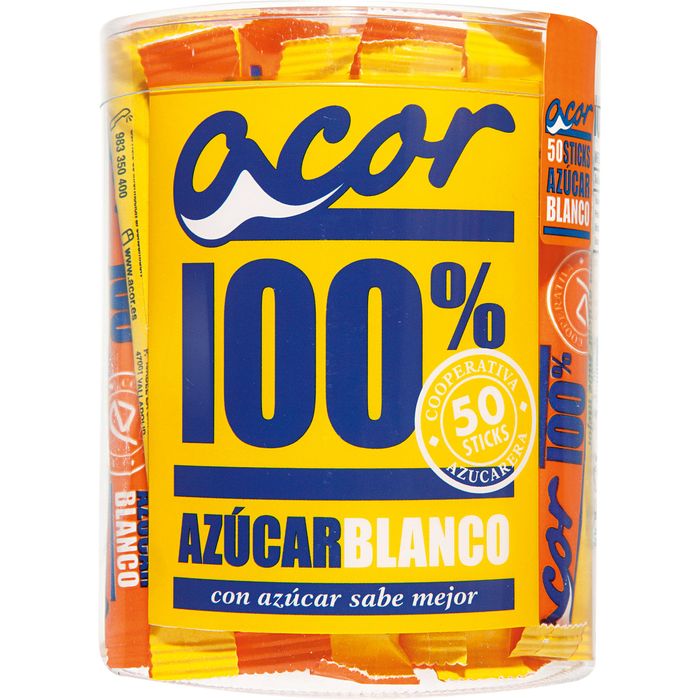 ACOR AZÚCAR STICKS 50x8 GR.
