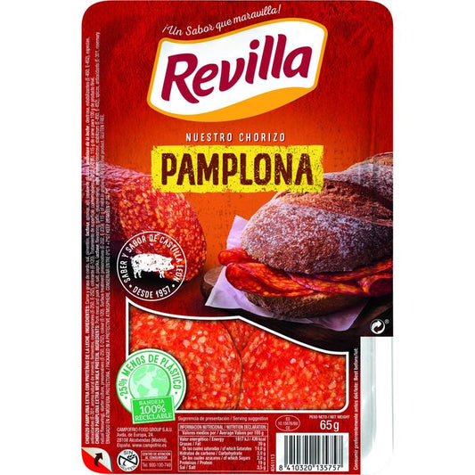 REVILLA CHORIZO PAMPLONA LONCHAS 65 GR.