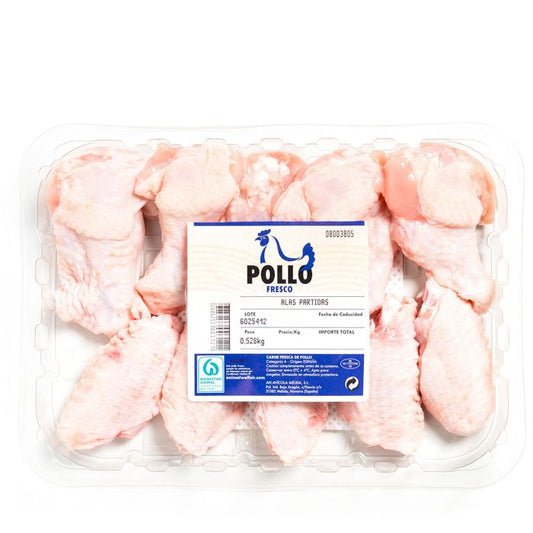 ALAS DE POLLO PARTIDAS BANDEJA