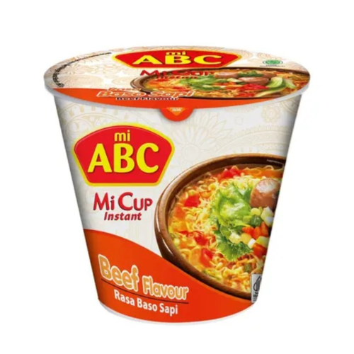 Abc cup noodle beef 60 gr