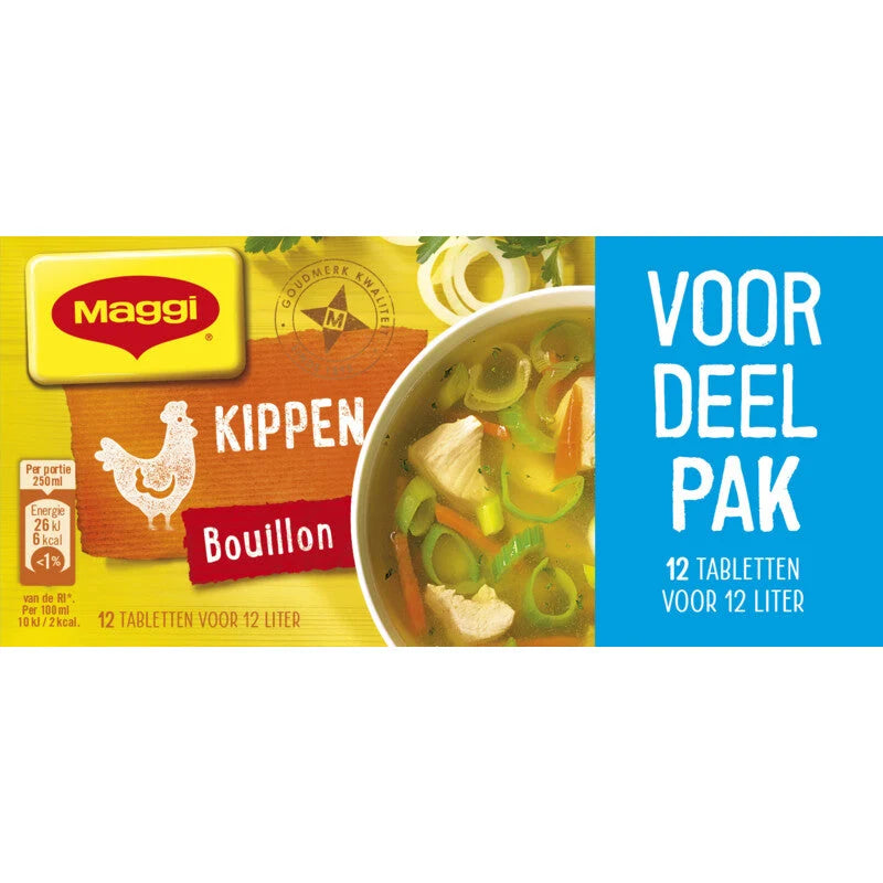 MAGGI BOUILLONBLOKJES KIP 12 ST. 123 GR.