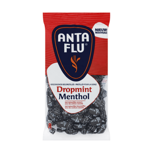 Anta flu dropmint menthol (zwart) 275 gr.