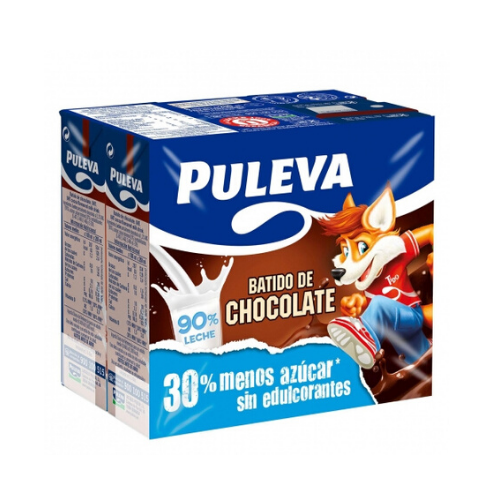 PULEVA BATIDO CACAO BRIK 5x6x200 ML.