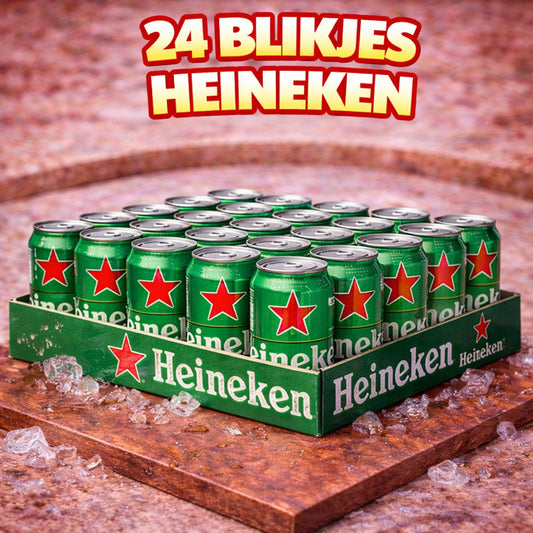 24 BLIKJES HEINEKEN 33 CL.