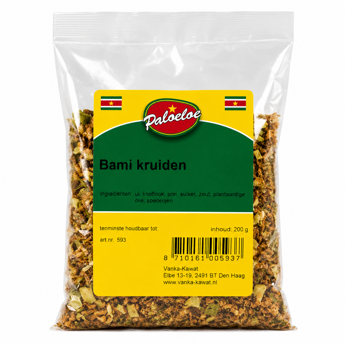 PALOELOE BAMI KRUIDEN ZAK 200 GR.
