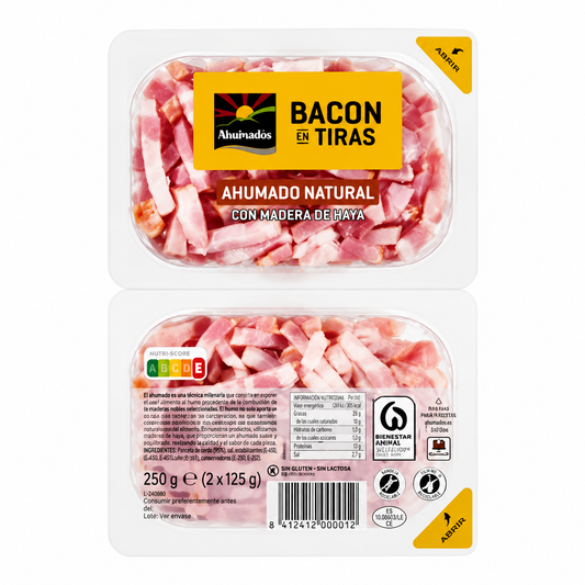 REALVALLE BACON AHUM. TIRAS 2x125 GR.