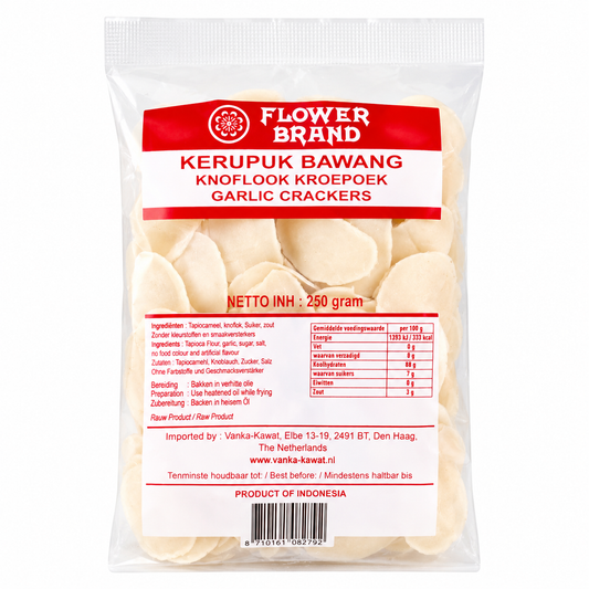 FLOWER BRAND KRUPUK BAWANG KNOFLOOK 250 GR.