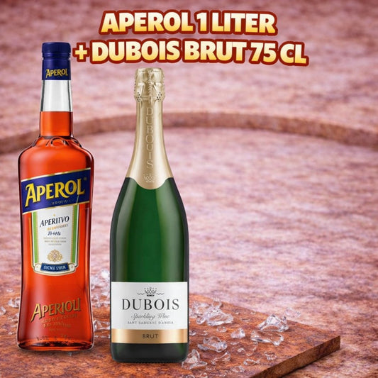 1 FLES APEROL + 1 FLES DUBOIS BRUT