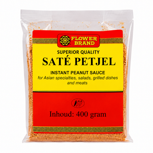 FLOWER BRAND SATÉ PETJEL ZAK 400 GR.