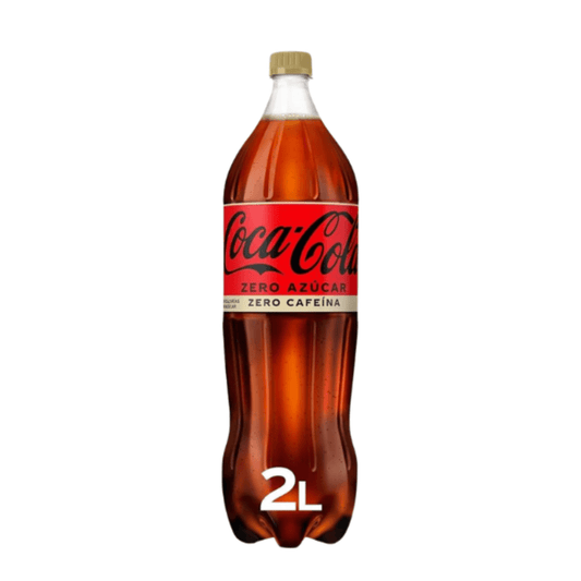COCA-COLA ZERO SIN CAFÉINA 2 LTR.