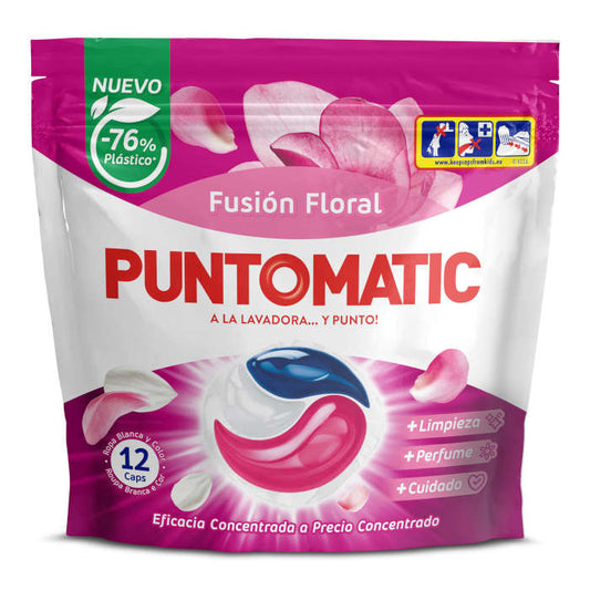 PUNTOMATIC DETERG. 12 CAP. TRI. FLOR