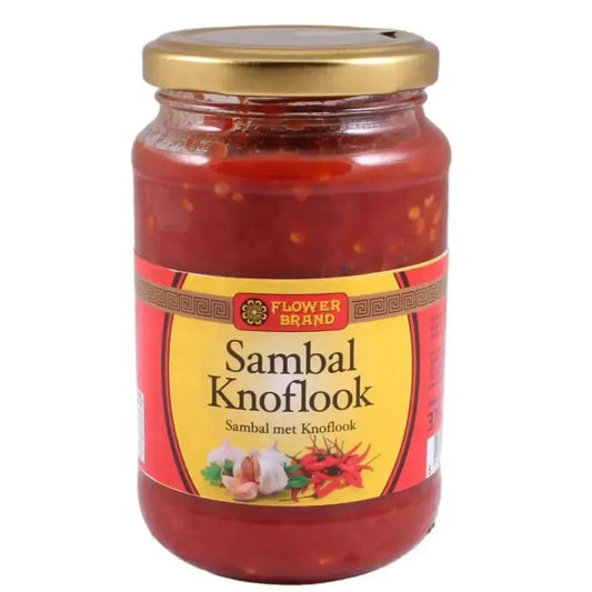FLOWER BRAND SAMBAL KNOFLOOK 200 GR.