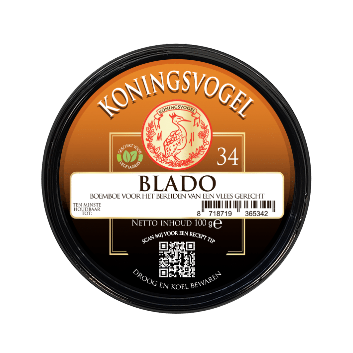 KONINGSVOGEL BOEMBOE BLADO 100 GR.