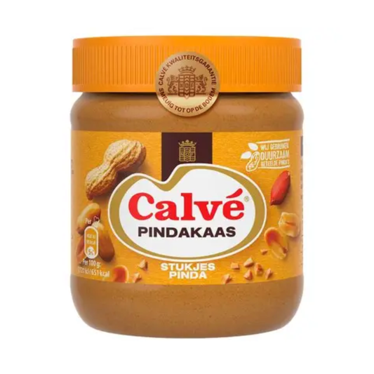 Calvé Pindakaas Stukjes 350g