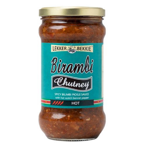 Lekkerbekkie birambi chutney hot 290 ml