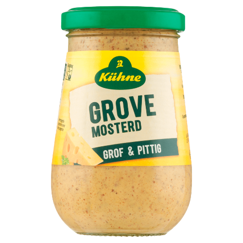 Kuhne mosterd grof 185 gr.