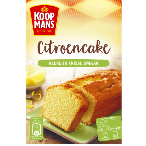 Koopmans citroen cake 400 gr.