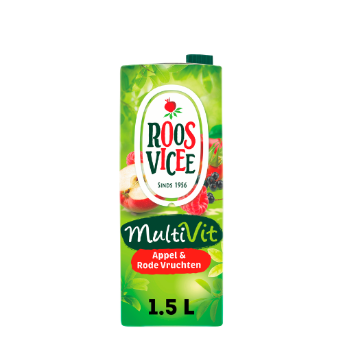 Roosvicee appel rode vrucht 1,5 ltr.
