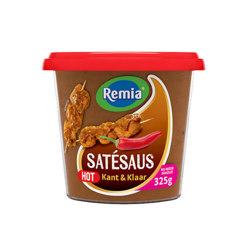Remia satésaus hot 325 gr.