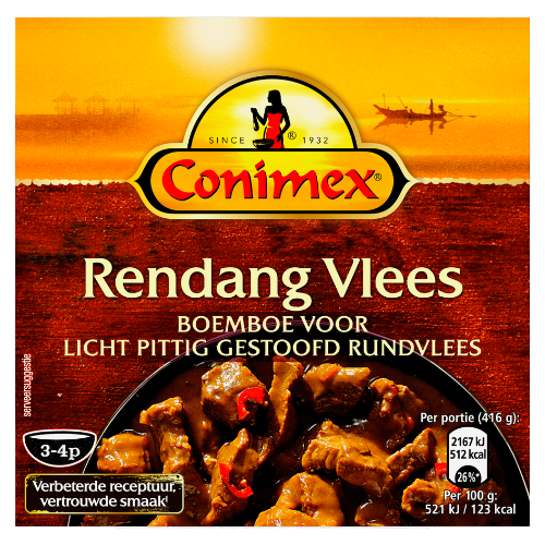 Conimex boemboe rendang vlees 95 gr