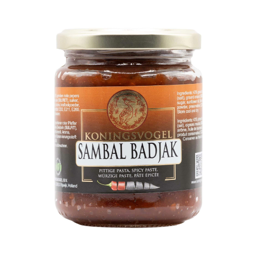 Koningsvogel sambal badjak 200 gr.