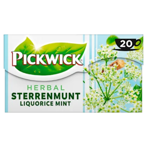 Pickwick herbal sterrenmunt thee 20 st