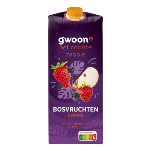 G'woon zappie bosvruchten 1500 ml.