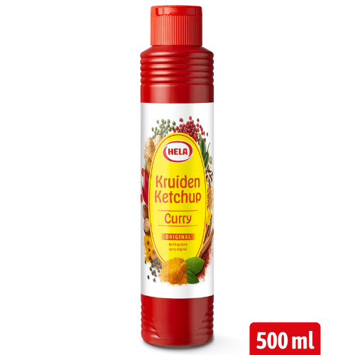 Hela curry ketchup original 500 ml.