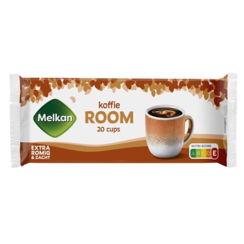 Melkan koffieroom 20% vet 187 gr.
