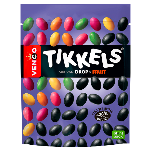 Venco tikkels drop/fruit stazak 235 gr