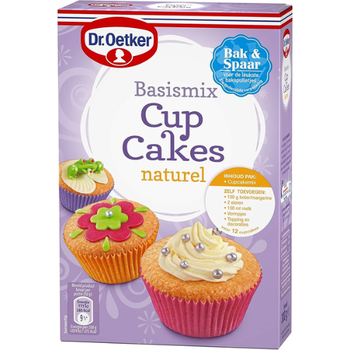 Dr. oetker cupcakes naturel 300 gr