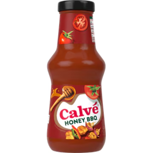 Calve honey barbecue saus 320 ml.