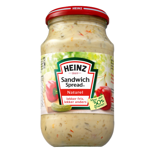 Heinz sandwich spread naturel 450 gr.