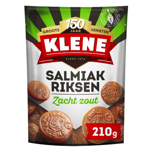 Klene salmiakriksen zacht zout 210 gr