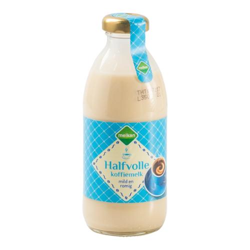 Melkan halfvolle koffiemelk 186 ml.