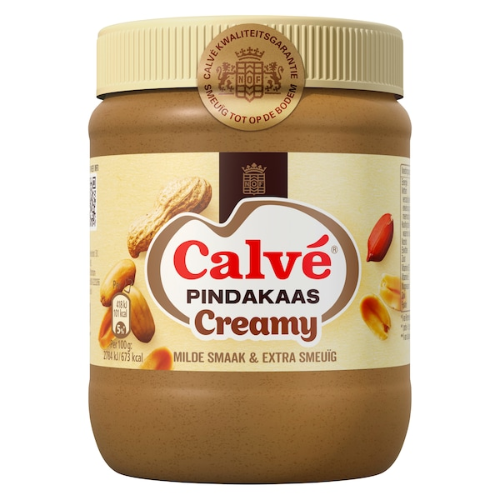 Calve pindakaas creamy 350 gr.