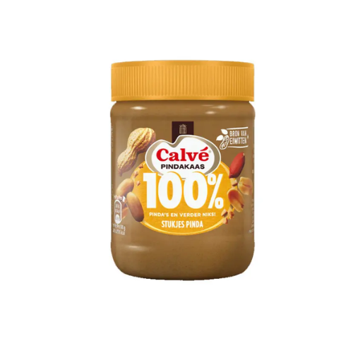 Calve pindakaas met noot 100% 350 gr.