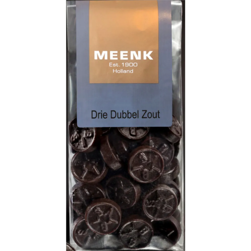 Meenk dubbel zoute drop 180 gr.